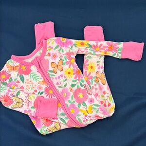 Little Sleepies Butterfly Bloom Zippy